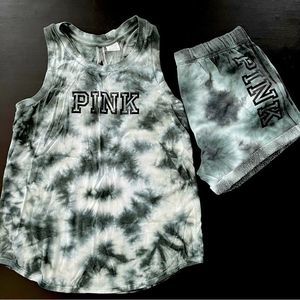 PINK Tie-Dye Lounge Set
